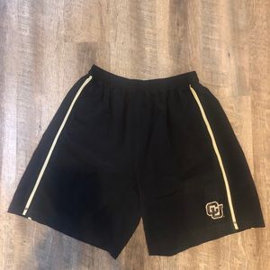 CU boulder athletic shorts
